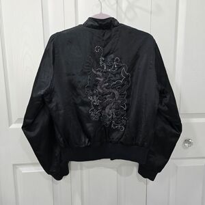 Vintage Black Embroidered Jacket
